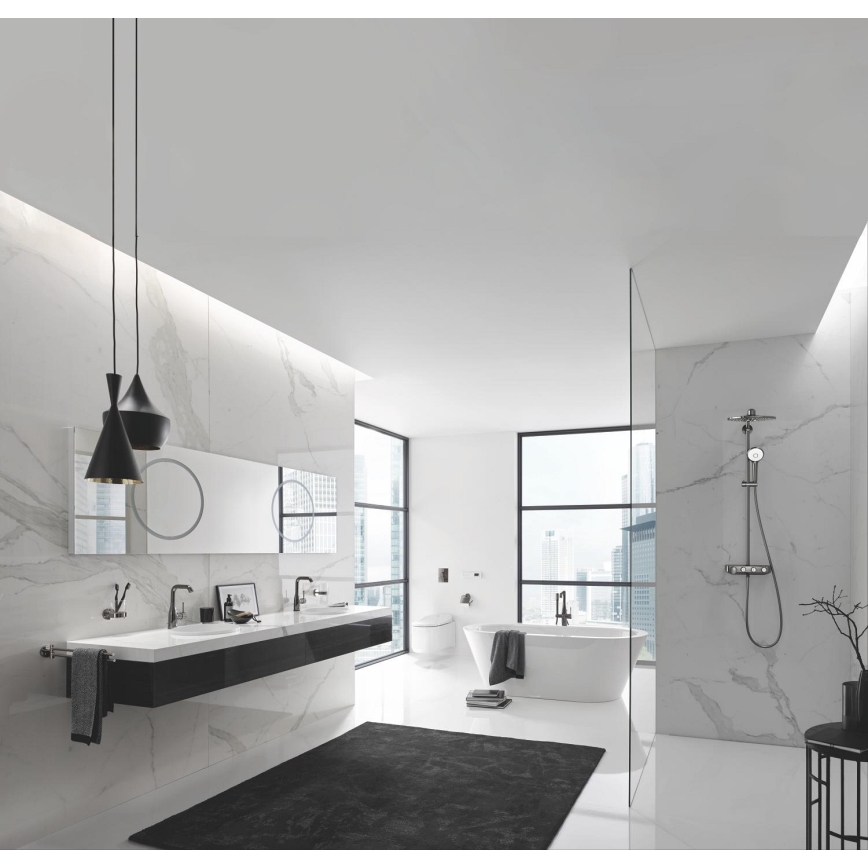 GROHE 23491AL1 - Baterie de cadă ESSENCE 277 mm grafit