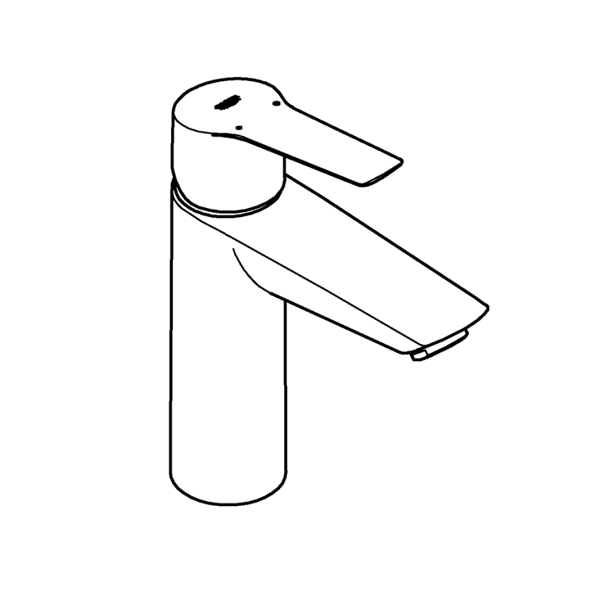 GROHE 235752432 - Baterie pentru lavoar START 192 mm, neagră