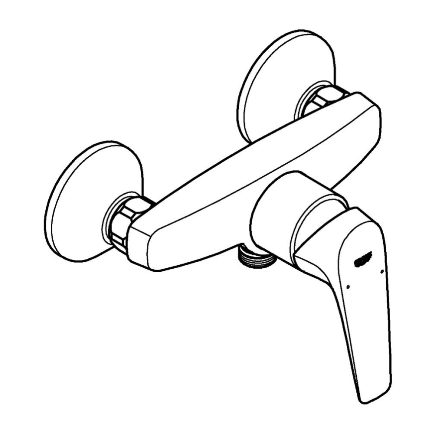 GROHE 23771000 - Baterie de duș START FLOW, crom lucios