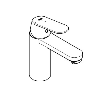 GROHE 23928000 - Baterie pentru lavoar DN 15, mărime M, crom lucios