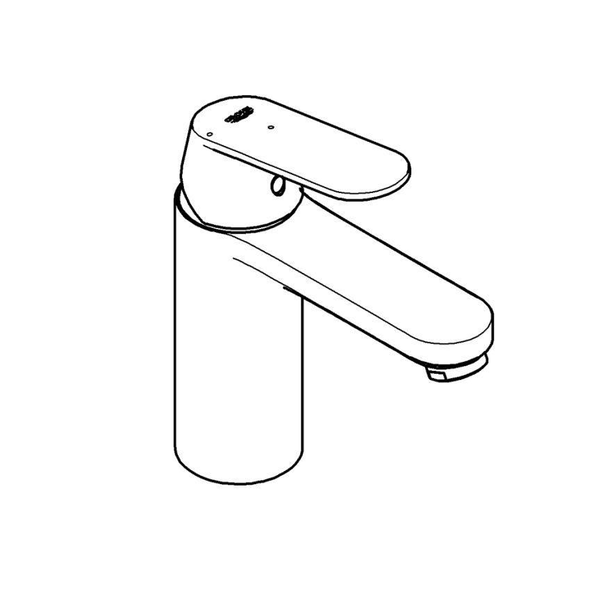 GROHE 23928000 - Baterie pentru lavoar DN 15, mărime M, crom lucios