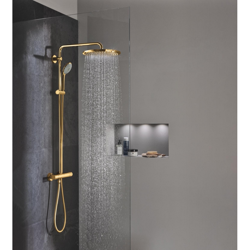 GROHE 26075GL0 - Sistem de duș EUPHORIA SYSTEM 310, 450 mm, auriu
