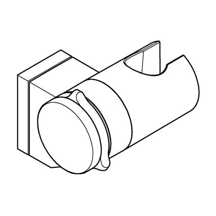 GROHE 26183001 - Suport de duș de perete VITALIO UNIVERSAL, crom lucios