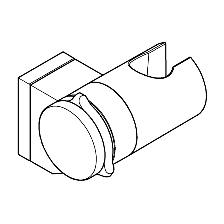 GROHE 26183001 - Suport de duș de perete VITALIO UNIVERSAL, crom lucios