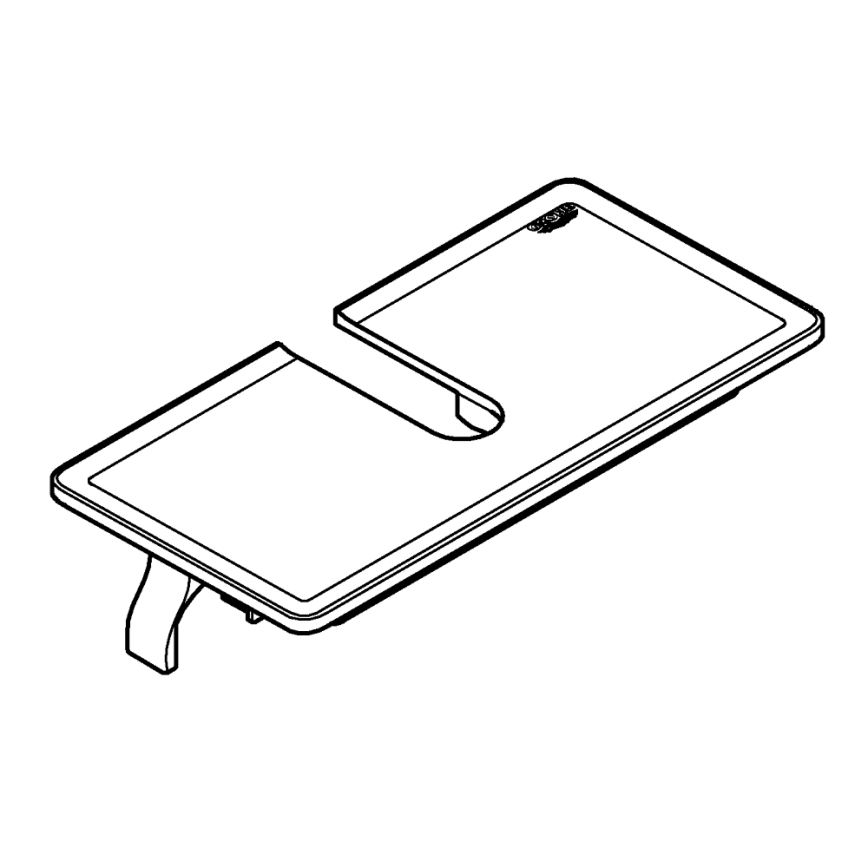 GROHE 26362LN1 - Poliță EUPHORIA 150 mm albă