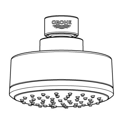 GROHE 26366001 - Cap de duș RAINSHOWER 210 mm, crom lucios