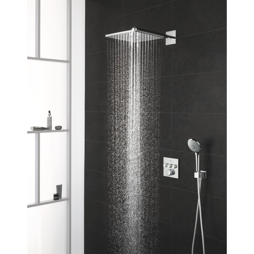 GROHE 26479000 - Cap de duș RAINSHOWER SMARTACTIVE 310 CUBE, crom lucios