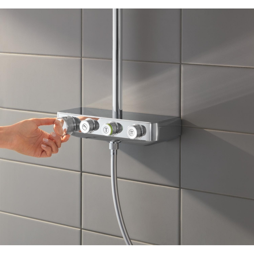 GROHE 26508000 - Sistem de duș EUPHORIA SMARTCONTROL 310 CUBE, crom lucios