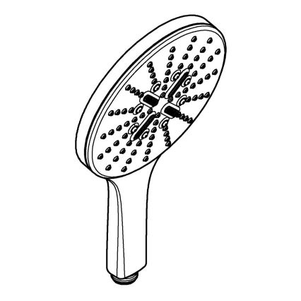 GROHE 26554LS0 - Duș de mână RAINSHOWER SMARTACTIVE 150 mm, crom lucios