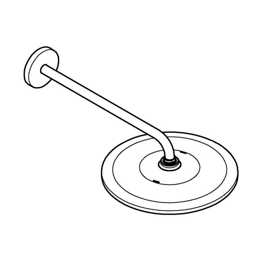 GROHE 26557000 - Set cap de duș RAINSHOWER 310, 422 mm, crom lucios