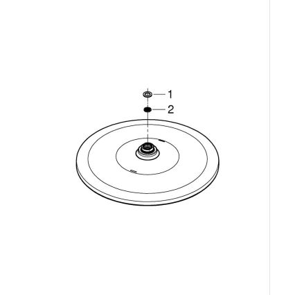 GROHE 26561000 - Cap de duș RAINSHOWER 310 mm crom lucios