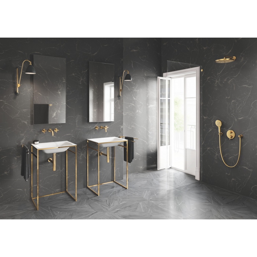 GROHE 26574GL0 - Duș de mână RAINSHOWER SMARTACTIVE 130 mm, auriu
