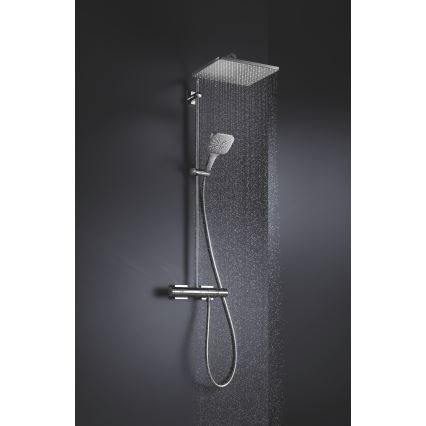GROHE 26582000 - Duș de mână RAINSHOWER SMARTACTIVE 130 CUBE, crom lucios