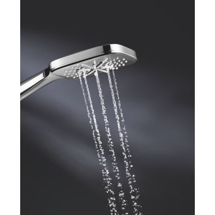 GROHE 26582000 - Duș de mână RAINSHOWER SMARTACTIVE 130 CUBE, crom lucios