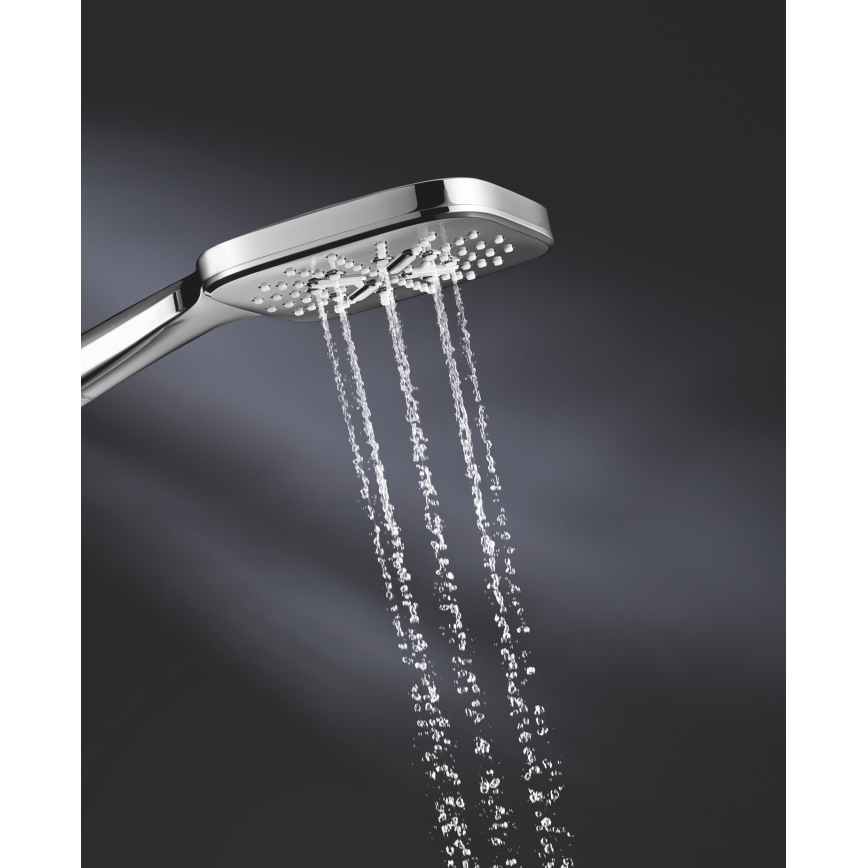 GROHE 26582000 - Duș de mână RAINSHOWER SMARTACTIVE 130 CUBE, crom lucios