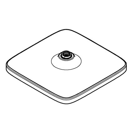 GROHE 26695000 - Cap de duș VITALIO COMFORT 250 × 250 mm crom lucios