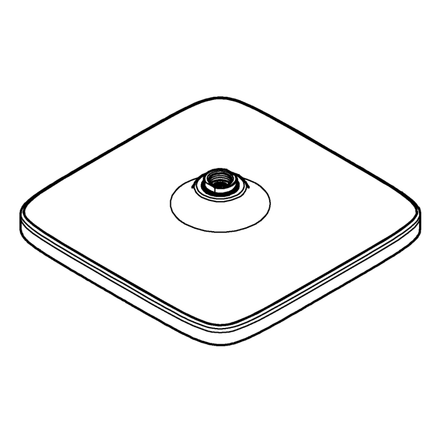 GROHE 26695000 - Cap de duș VITALIO COMFORT 250 × 250 mm crom lucios