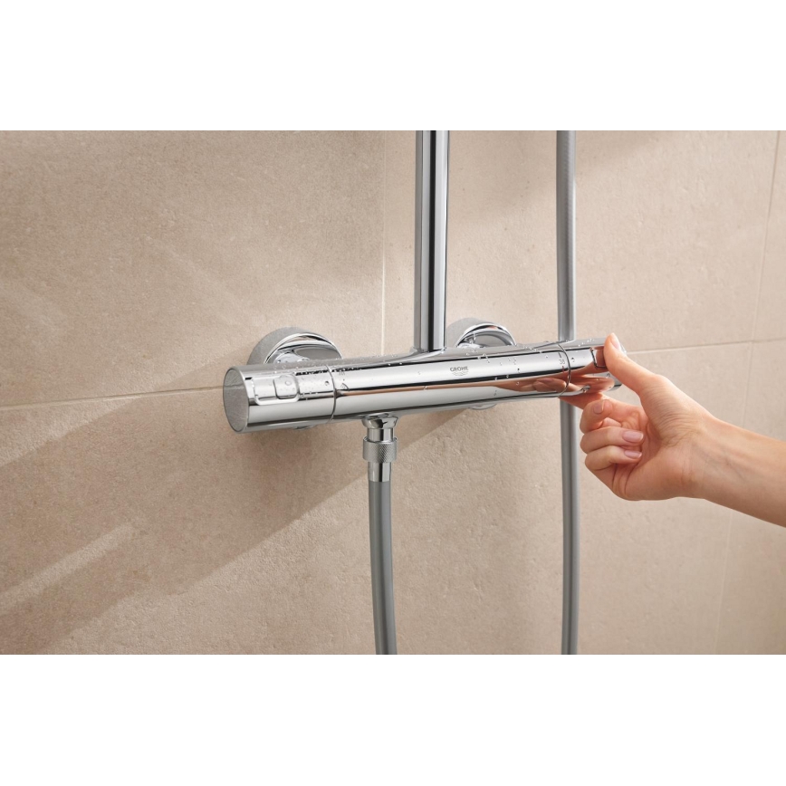 GROHE 26696001 - Sistem de duș VITALIO COMFORT 250, 250 × 250 mm, crom lucios