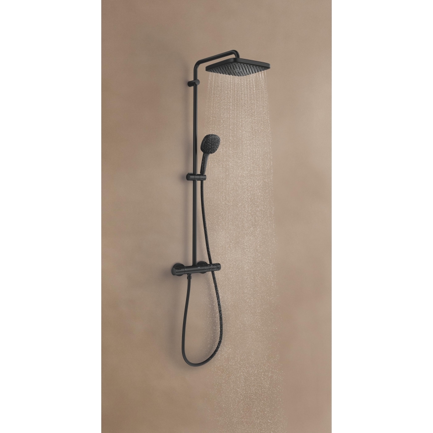GROHE 266962431 - Sistem de duș VITALIO COMFORT 250, 250 × 250 mm, negru