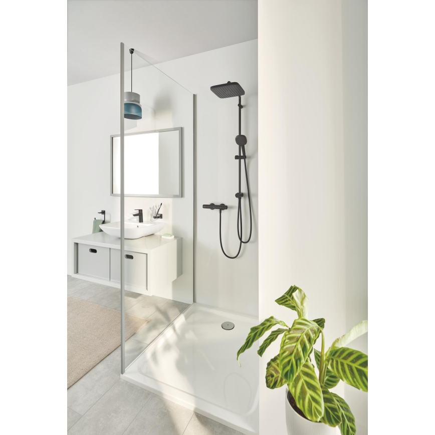 GROHE 266982431 - Sistem de duș VITALIO COMFORT 250 390 mm, negru