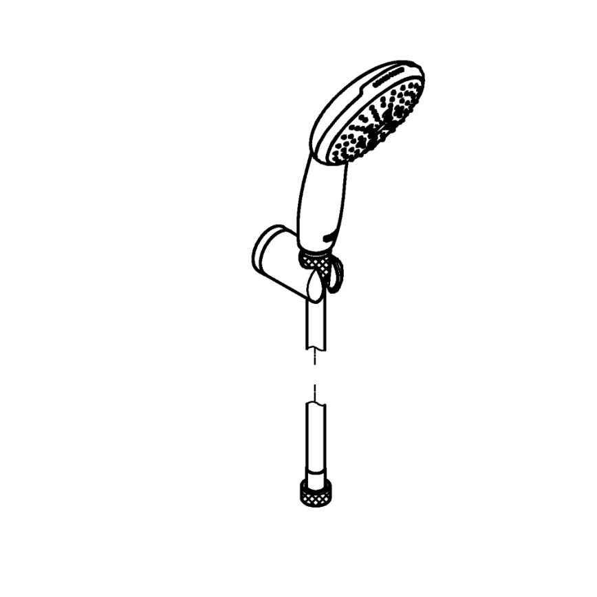 GROHE 26769001 - Set de duș VITALIO START 110, 1750 mm, crom lucios