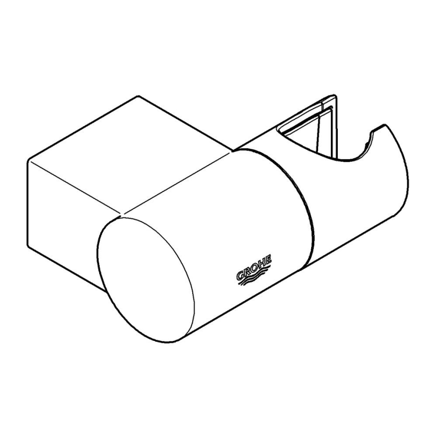 GROHE 27055000 - Suport de perete pentru duș RAINSHOWER, crom lucios