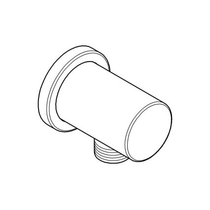 GROHE 27057DL0 - Cot de perete RAINSHOWER DN 15, cupru periat