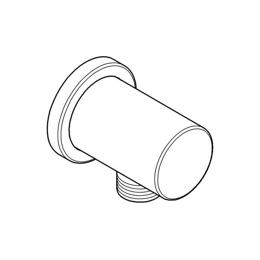 GROHE 27057DL0 - Cot de perete RAINSHOWER DN 15, cupru periat
