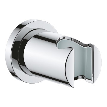GROHE 27074000 - Suport de perete pentru duș RAINSHOWER cu rozetă rotundă, crom lucios