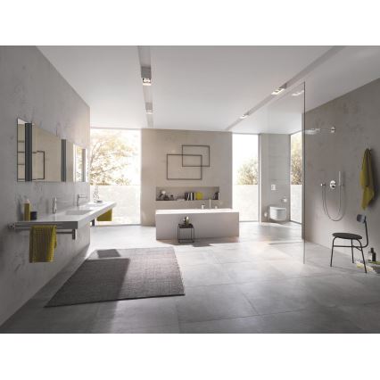 GROHE 27074000 - Suport de perete pentru duș RAINSHOWER cu rozetă rotundă, crom lucios
