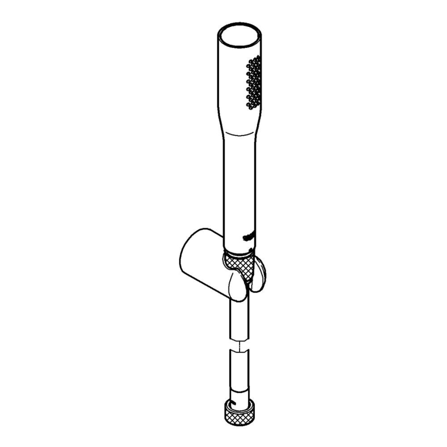 GROHE 27459000 - Set de duș VITALIO GET STICK, 1500 mm, crom lucios