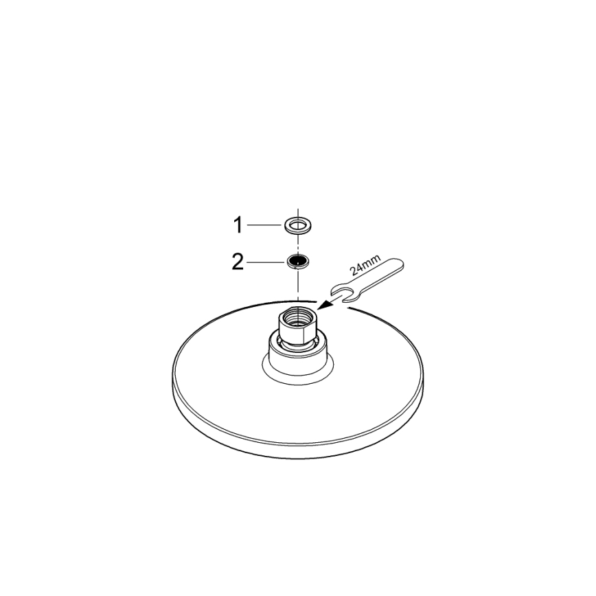 GROHE 27492000 - Cap de duș EUPHORIA COSMOPOLITAN Ø 180 mm crom lucios