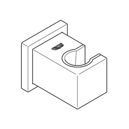 GROHE 27693000 - Suport de perete pentru duș EUPHORIA CUBE, crom lucios