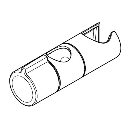 GROHE 27723001 - Ghidaj VITALIO UNIVERSAL pentru bară de duș Ø 22 mm, crom