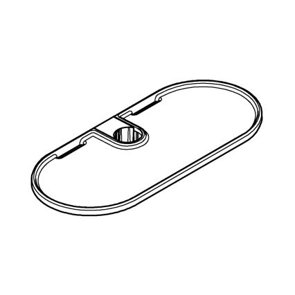 GROHE 27725001 - Poliță VITALIO UNIVERSAL 222 x 100 mm, albă