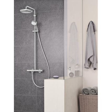 GROHE 27922001 - Set de duș TEMPESTA COSMOPOLITAN 210 cu baterie termostatată, crom lucios