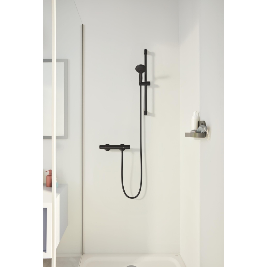 GROHE 279462431 - Pară de duș VITALIO START 110, 110 mm, neagră