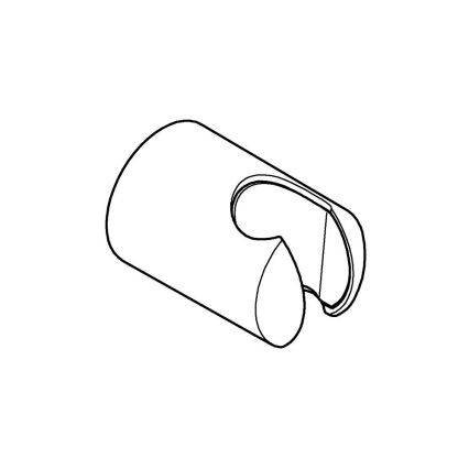 GROHE 279582430 - Suport de duș VITALIO UNIVERSAL 61 mm, negru