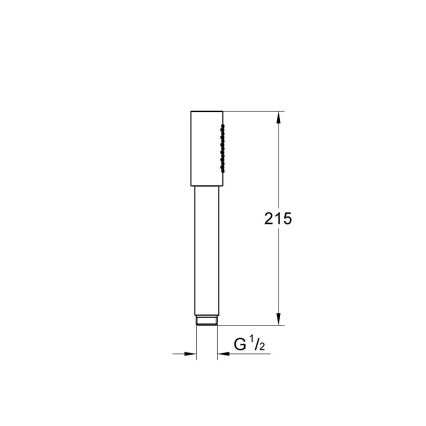 GROHE 28034000 - para de duș SENA, crom lucios