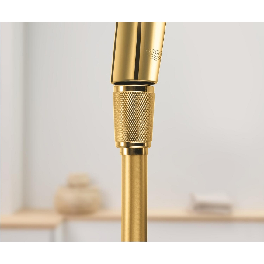 GROHE 28362GL1 - Furtun de duș SILVERFLEX 1250 mm, auriu periat