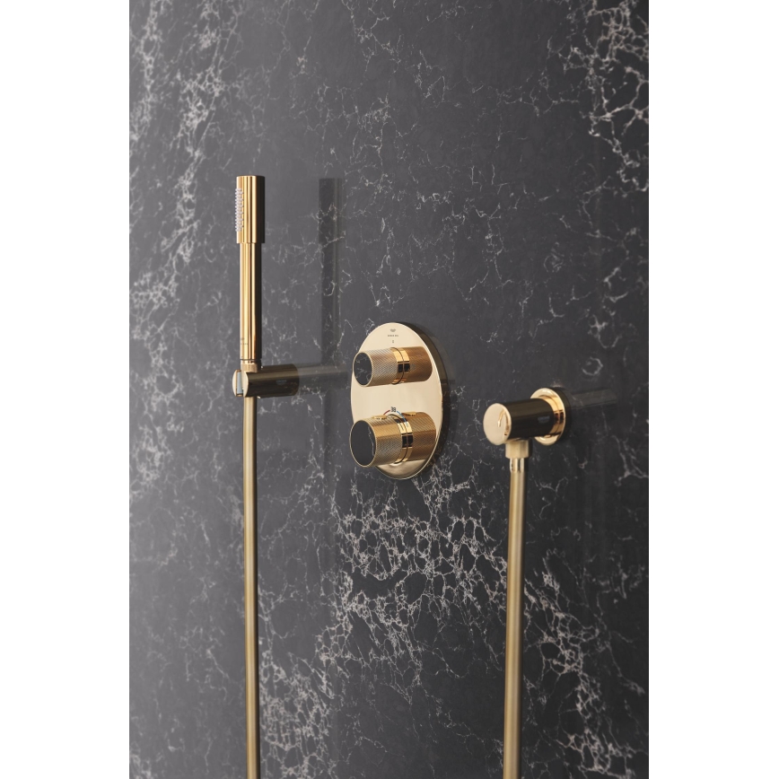 GROHE 28388GL0 - Furtun de duș SILVERFLEX 1750 mm, finisaj auriu periat