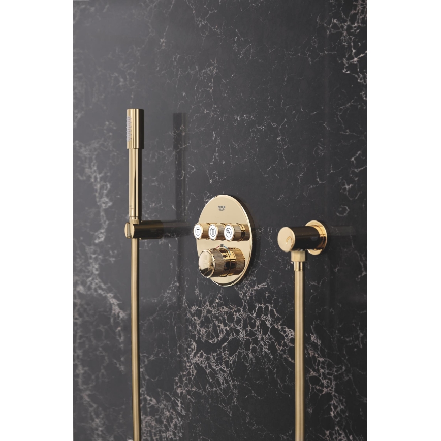 GROHE 28388GL0 - Furtun de duș SILVERFLEX 1750 mm, finisaj auriu periat