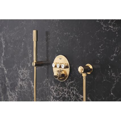 GROHE 28388GL0 - Furtun de duș SILVERFLEX 1750 mm, finisaj auriu periat