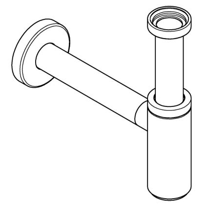 GROHE 28912DL0 - Sifon DN 32, finisaj bronz