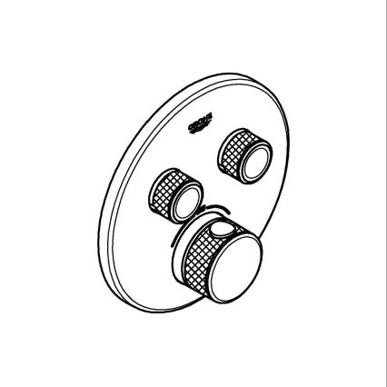 GROHE 29119AL0 - Termostat GROHTHERM SMARTCONTROL, finisaj grafit