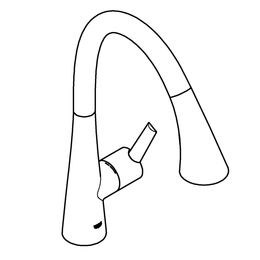 GROHE 30219002 - Baterie electronică pentru chiuvetă ZEDRA TOUCH, crom lucios