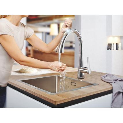 GROHE 30219002 - Baterie electronică pentru chiuvetă ZEDRA TOUCH, crom lucios