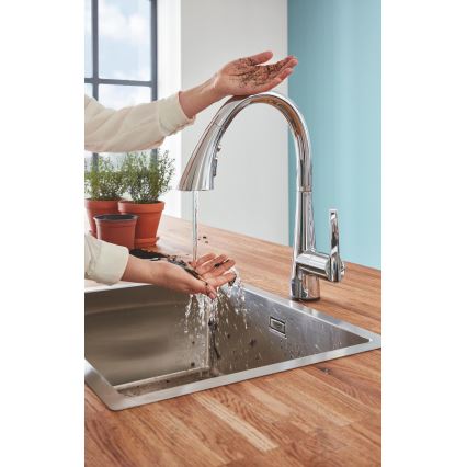 GROHE 30219002 - Baterie electronică pentru chiuvetă ZEDRA TOUCH, crom lucios