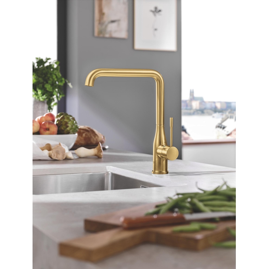 GROHE 30269GN0 - Baterie pentru chiuvetă ESSENCE, aurie