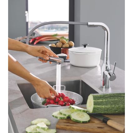 GROHE 30270000 - Baterie pentru chiuvetă ESSENCE 348 mm crom lucios